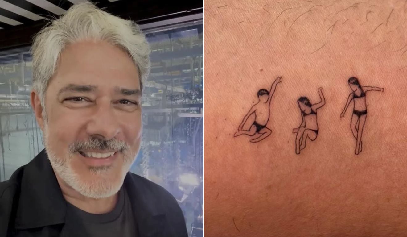 Por que William Bonner tatuou os filhos? O jornalista revelou a história por trás do desenho