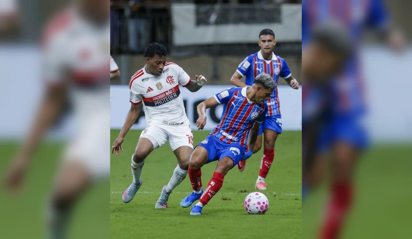 Flamengo atropela o Bahia por 3 a 0 e retoma liderança do Brasileirão