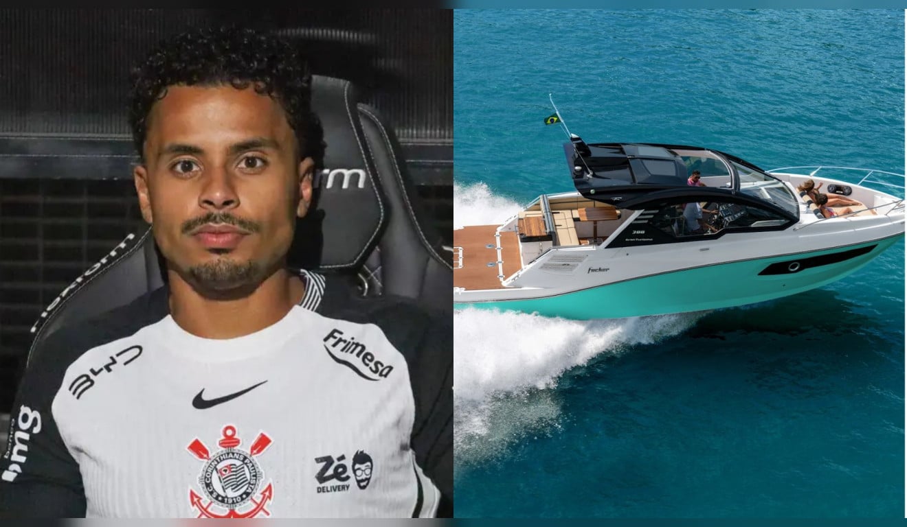 Allan, do Corinthians, compra lancha de luxo avaliada em mais de R$ 2 milhões