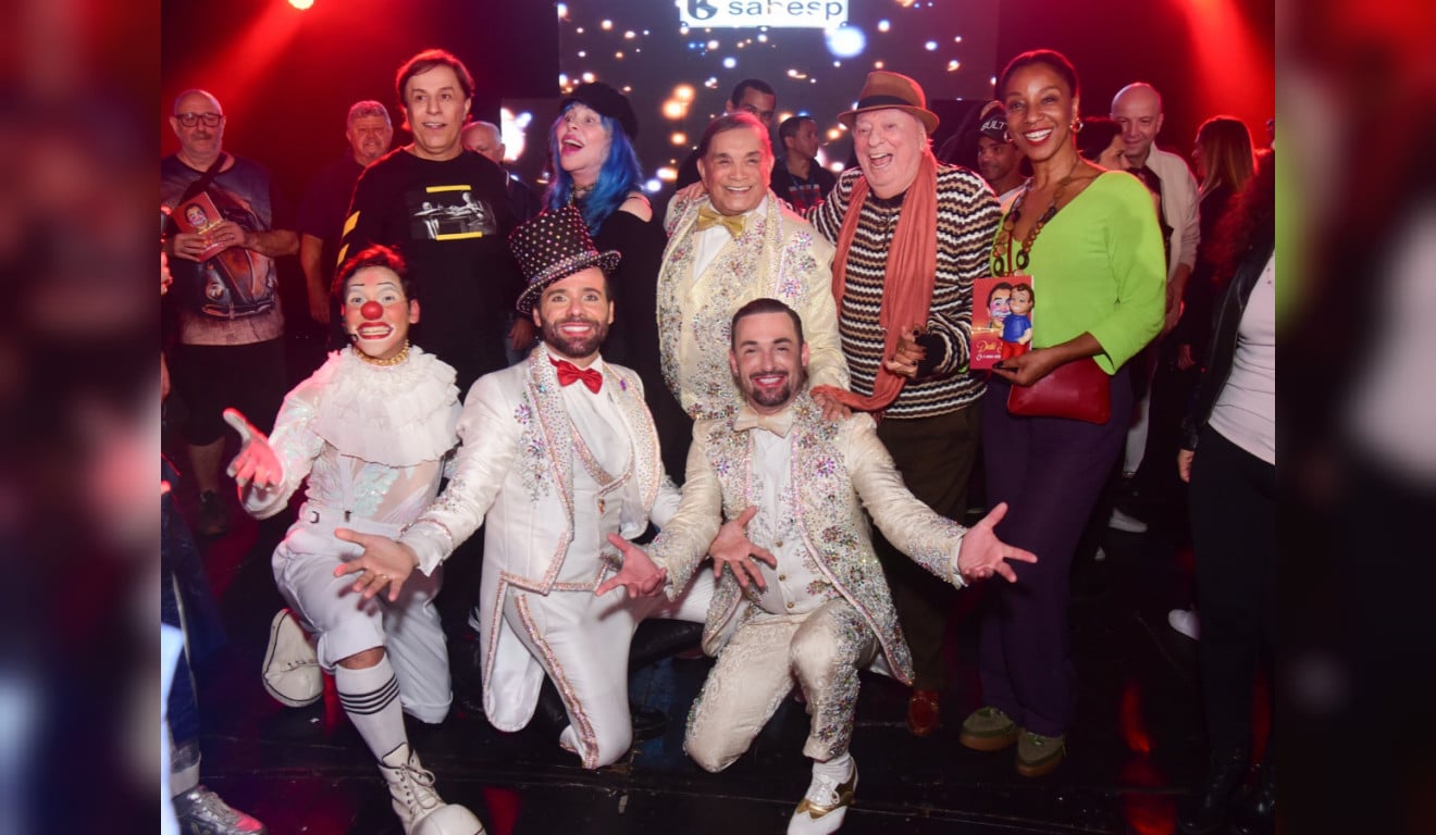 Dedé Santana celebra 90 anos ao lado de Raul Gil e outros famosos em circo de SP; veja fotos