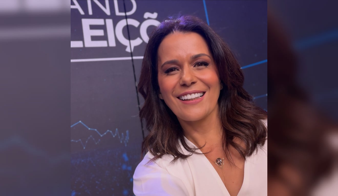 Adriana Araújo chama atenção em debate presidencial; conheça a jornalista da Band