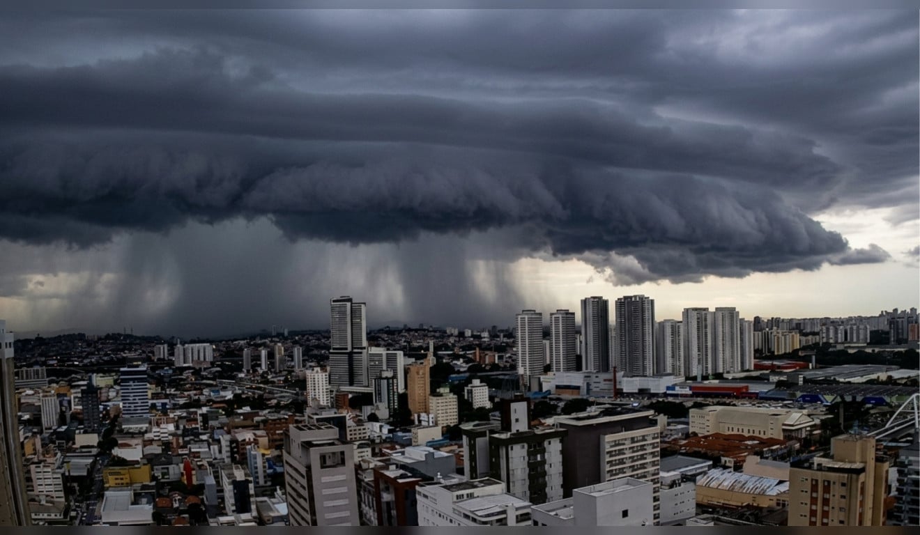 Ciclone extratropical deve provocar temporais em 4 regiões do Brasil nesta sexta-feira (16)