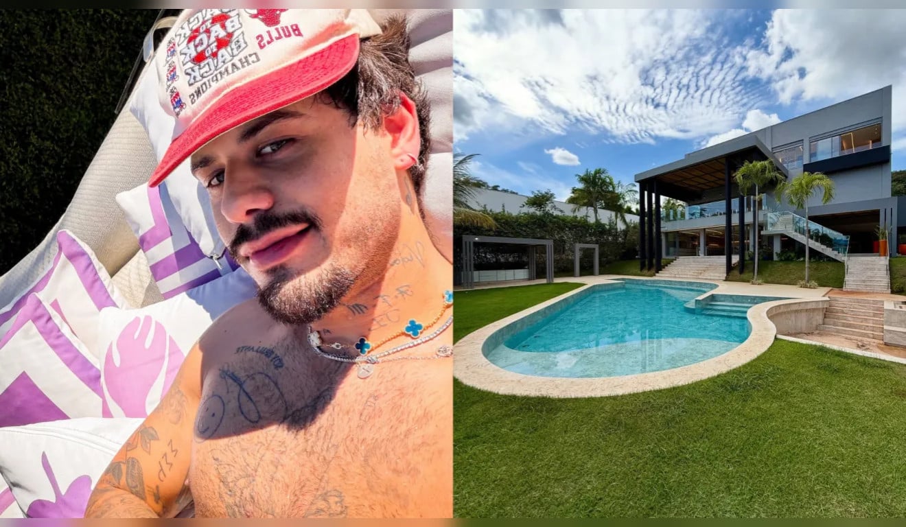Zé Felipe aluga mansão avaliada em R$ 24 milhões em Goiânia; veja as fotos