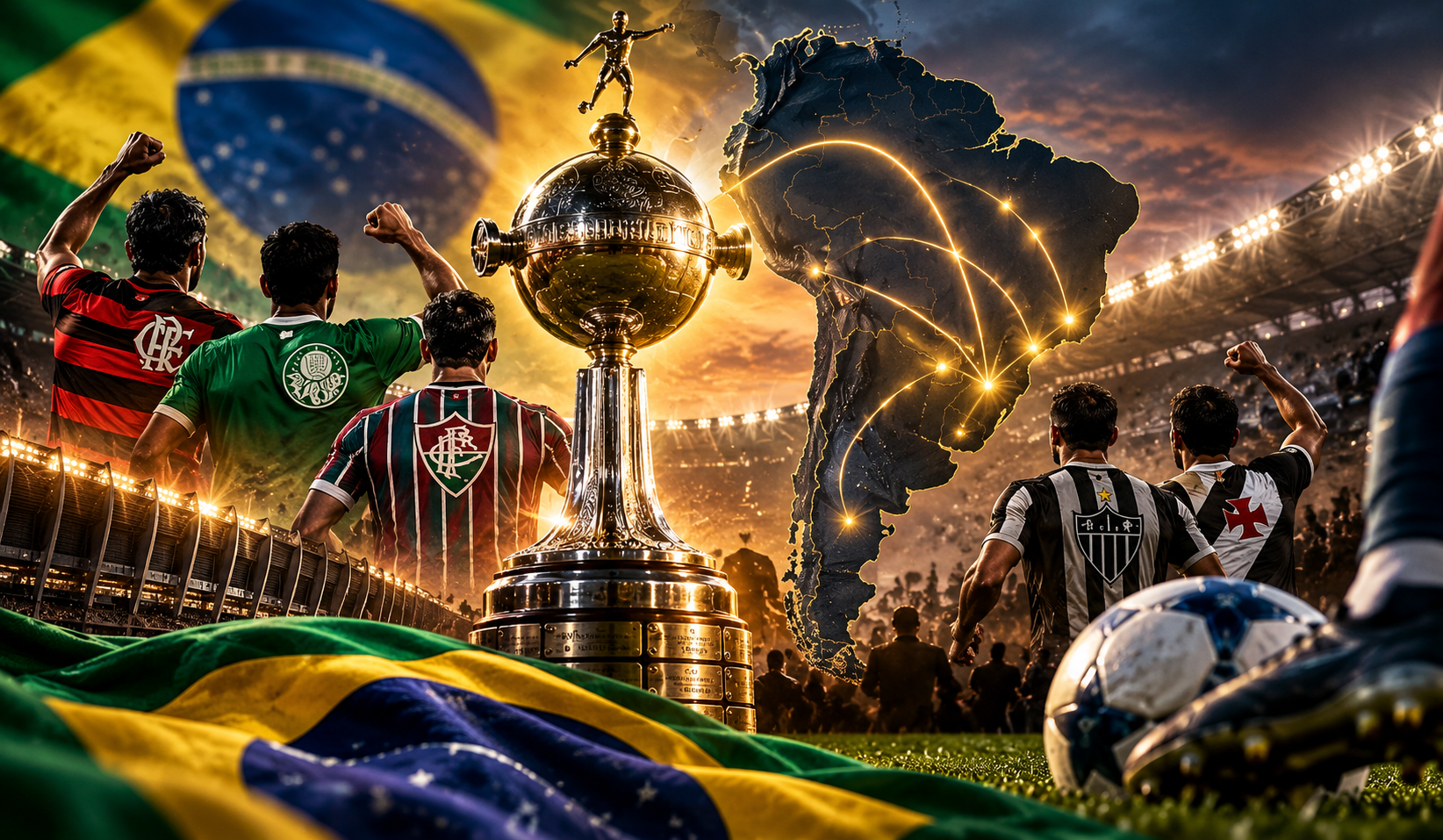 Brasileirão pode ter G9 e levar até nove clubes à Libertadores de 2027; entenda as combinações