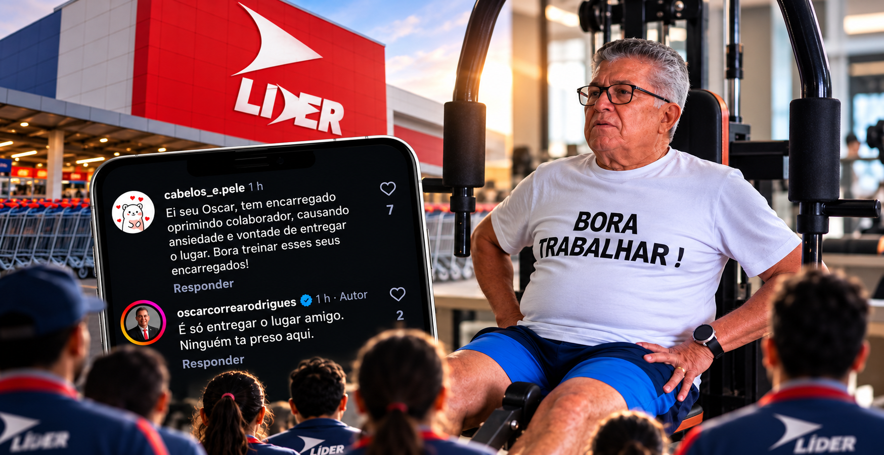 “Ninguém tá preso aqui”: Oscar Rodrigues gera nova revolta ao sugerir que funcionários insatisfeitos deixem Grupo Líder