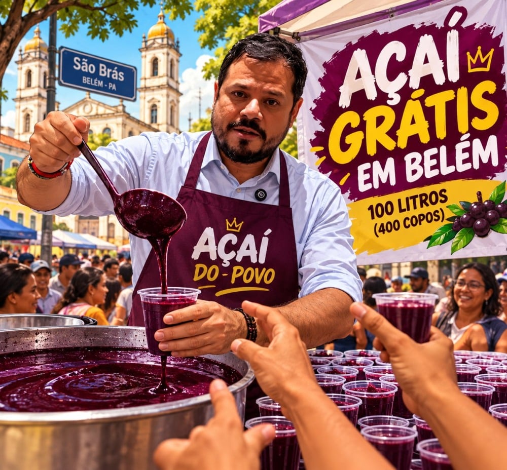 Vereador Rodrigo Moraes comemora vitória de Lula sobre Flávio Bolsonaro e anuncia distribuição gratuita de 100 litros de açaí nesta quinta-feira (29), em São Brás. Vereador Rodrigo Moraes comemora vitória de Lula sobre Flávio Bolsonaro e anuncia distribuição gratuita de 100 litros de açaí nesta quinta-feira (29), em São Brás.