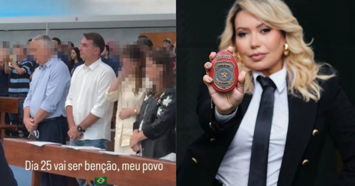 “Dia 25 vai ser benção”: postagem de delegada do Pará presa cita data e mostra Flávio Bolsonaro